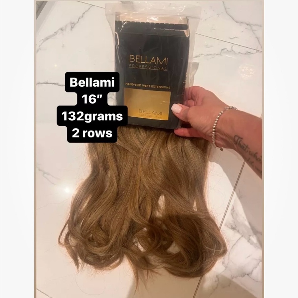 Bellami hair extensions hand tied weft